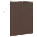 vidaXL Zsaluzia Sötét barna mintával 150 x 120 cm 25 mm PVC