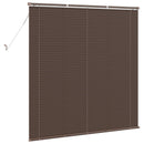 vidaXL Zsaluzia Sötét Barna 160 x 150 cm PVC