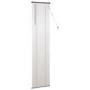 vidaXL Zsaluzia Sötét barna mintával 213 x 40 cm 25 mm PVC