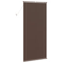 vidaXL Zsaluzia Sötét barna mintával 213 x 70 cm 25 mm PVC
