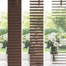 vidaXL Zsaluzia Sötét barna mintával 213 x 90 cm 25 mm PVC