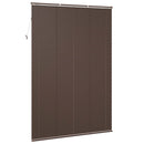 vidaXL Zsaluzia Sötét barna mintával 213 x 150 cm 25 mm PVC
