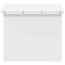 vidaXL Dohányzóasztal Fehér 55 x 54,5 x 45 cm Faanyag