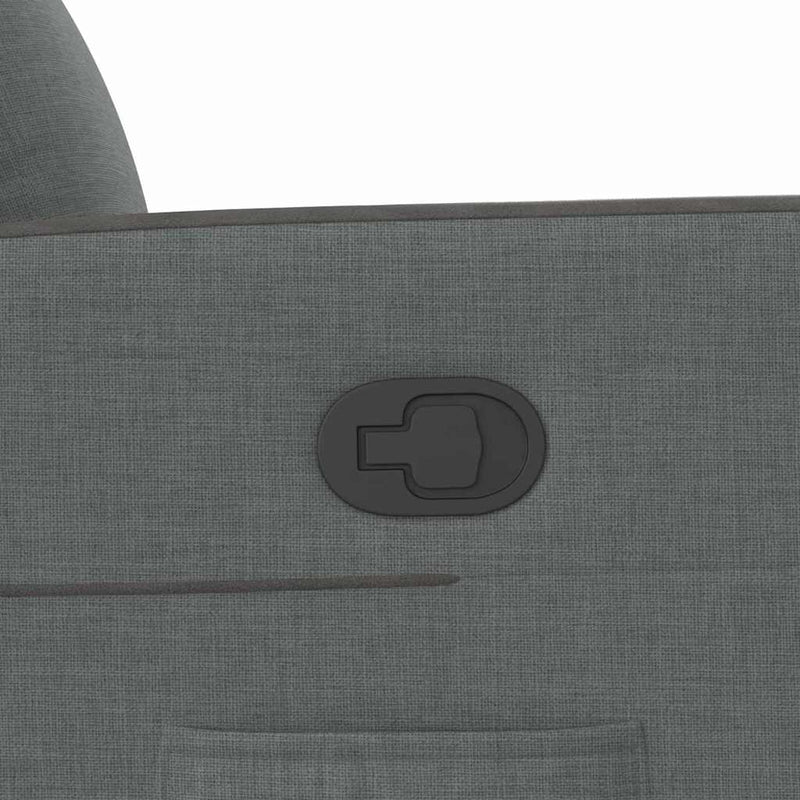 vidaXL Fotel ágy Sötétszürke 69 x 86 x 100 cm szövet