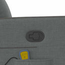 vidaXL Masszázs Fotel Sötétszürke 69 x 86 x 100 cm szövet