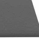 vidaXL Fali Fejtámla 12 pcs Világosszürke 60 x 15 cm szövet