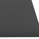 vidaXL Fali Fejtámla 12 pcs Sötétszürke 60 x 15 cm szövet