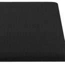 vidaXL Fali Fejtámla 12 pcs Fekete 60 x 30 cm szövet