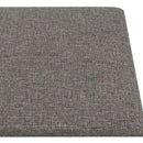 vidaXL Fali Fejtámla 12 pcs Világosszürke 90 x 15 cm szövet