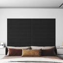 vidaXL Fali Fejtámla 12 pcs Fekete 90 x 15 cm szövet