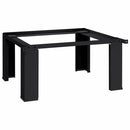 vidaXL Mosógép Talp Fekete 64 x 55 x 32.5 cm Acél