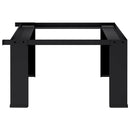 vidaXL Mosógép Talp Fekete 64 x 55 x 32.5 cm Acél