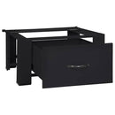 vidaXL Mosógép Talp Fekete 64 x 55 x 32,5 cm Acél