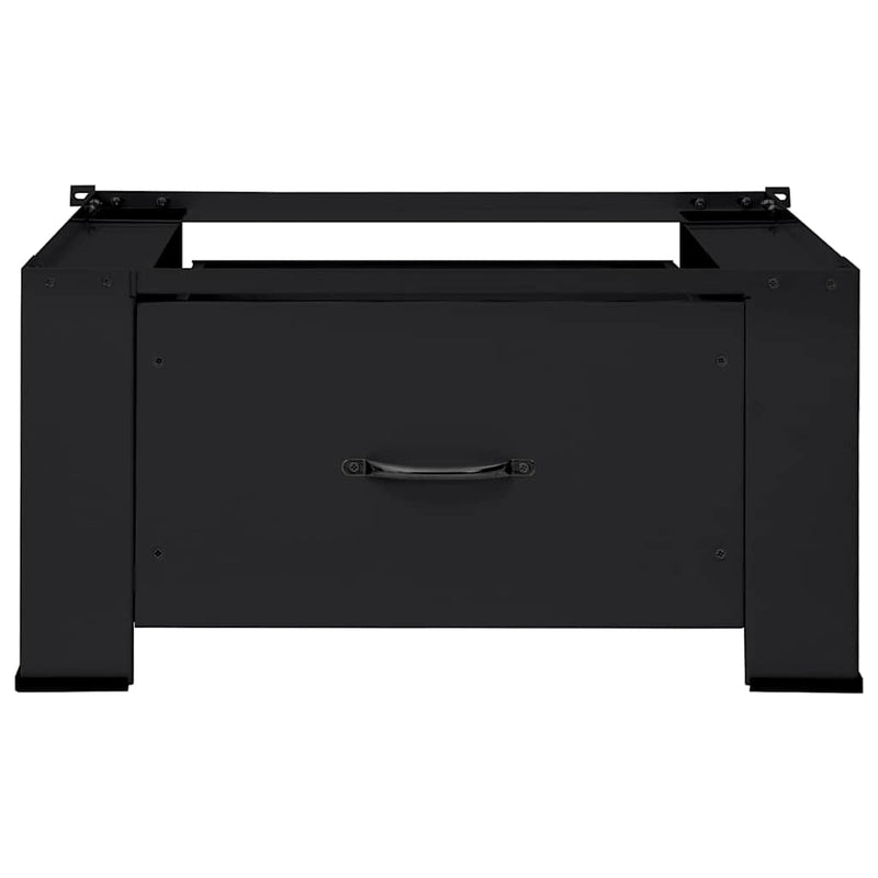 vidaXL Mosógép Talp Fekete 64 x 55 x 32.5 cm Acél