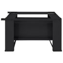 vidaXL Mosógép Talp Fekete 64 x 55 x 32,5 cm Acél