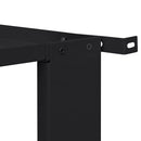 vidaXL Mosógép Talp 2 pcs Fekete 64 x 55 x 32.5 cm Acél