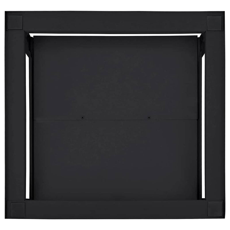 vidaXL Mosógép Talp Fekete 64 x 55 x 32.5 cm Acél