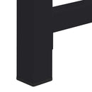 vidaXL Mosógép Talp 2 pcs Fekete 64 x 55 x 32.5 cm Acél