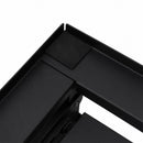 vidaXL Mosógép Talp 2 db Fekete 120 x 56 x 52 cm Acél