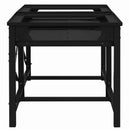 vidaXL Mosógép Talp 2 db Fekete 120 x 56 x 52 cm Acél
