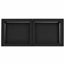 vidaXL Mosógép Talp 2 db Fekete 120 x 56 x 52 cm Acél
