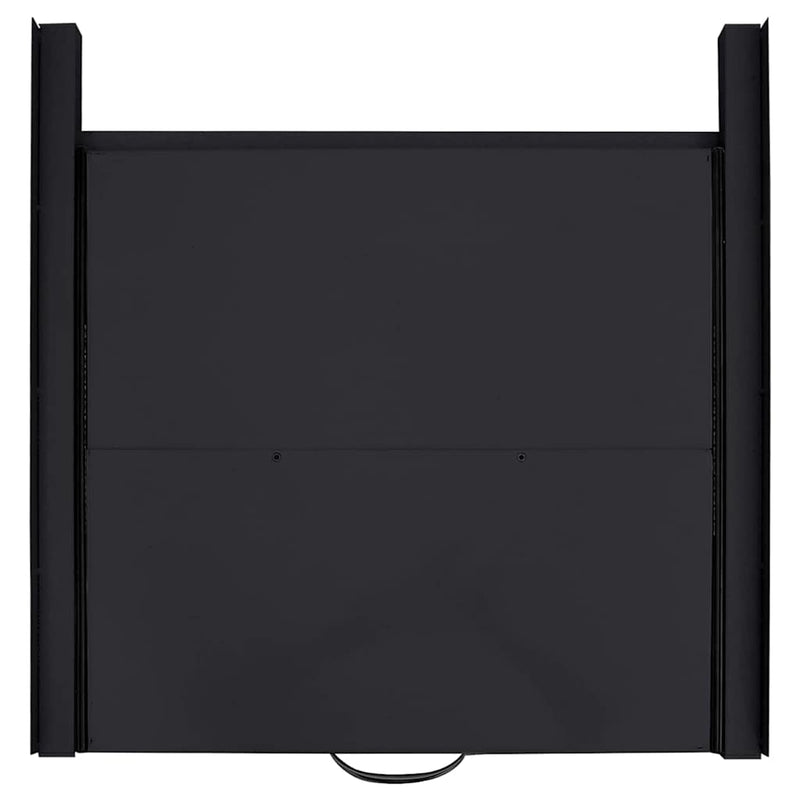 vidaXL Mosógép Középső Polc Fekete 60 x 60 x 8 cm Acél