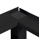 vidaXL Mosógép Talp Fekete 62 x 60,5 x 32,5 cm Acél