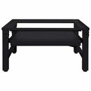 vidaXL Mosógép Talp Fekete 64 x 55 x 32.5 cm Acél