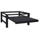 vidaXL Mosógép Talp Fekete 62 x 60,5 x 32,5 cm Acél