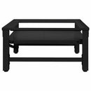 vidaXL Mosógép Talp Fekete 64 x 55 x 32.5 cm Acél