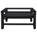 vidaXL Mosógép Talp Fekete 62 x 60,5 x 32,5 cm Acél