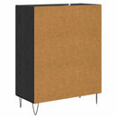 vidaXL Széf Fekete tölgy 69,5 x 34 x 90 cm Faanyag