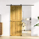 vidaXL Istállóajtó Corona Mézes Barna 80 x 210 cm Tömör Fenyőfa