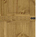 vidaXL Istállóajtó Corona Mézes Barna 90 x 210 cm Tömör Fenyőfa