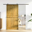vidaXL Istállóajtó Corona Mézes Barna 100 x 210 cm Tömör Fenyőfa