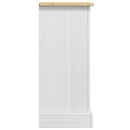 vidaXL Éjjeli asztal Corona Fehér 35 x 32,5 x 74 cm Tömör fenyőfa