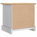 vidaXL Éjjeli asztal Corona Fehér 53 x 39 x 47 cm Tömör fenyőfa