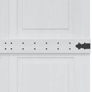 vidaXL Istállóajtó Corona 90 x 210 cm Tömör Fenyőfa