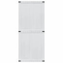 vidaXL Istállóajtó Corona 90 x 210 cm Tömör Fenyőfa