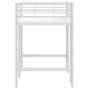 vidaXL Gyerekek Loft Ágykerete Egyszínű Fehér 75 x 190 cm Acél