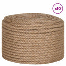 vidaXL Jutaszál 10 pcs 2 Természetes 100% Tossa kender