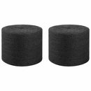 vidaXL Jutaszál 2 pcs 2 Fekete 100% Tossa kender