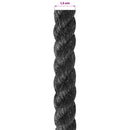 vidaXL Juta Kötél 12 mm Fekete 100% Tossa kender