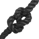 vidaXL Juta Kötél 12 mm Fekete 100% Tossa kender