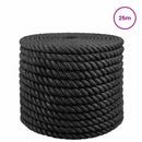 vidaXL Juta Kötél 20 Fekete 100% Tossa kender