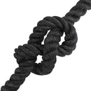 vidaXL Juta Kötél 20 mm Fekete 100% Tossa kender