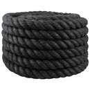 vidaXL Juta Kötél 60 mm Fekete 100% Tossa kender