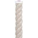 vidaXL Juta Kötél 14 mm Fehér 100% Tossa kender