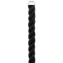 vidaXL Pamut Kötél 10 mm 250 m Fekete 100% Pamut