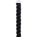 vidaXL Pamut Kötél 12 mm 50 m Fekete 100% Pamut